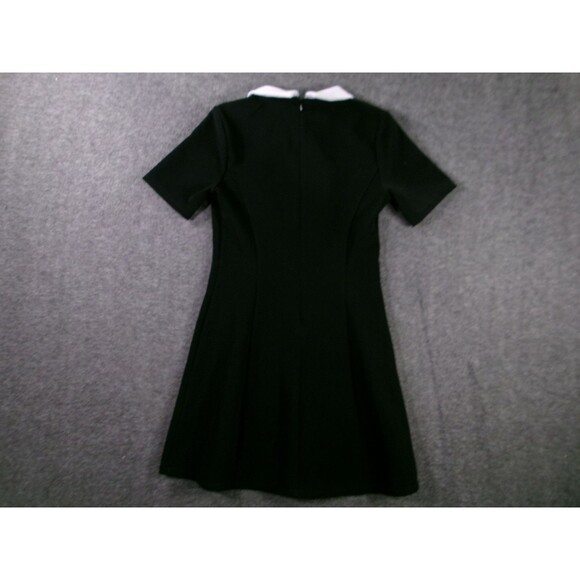 Forever 21 Dress Womens S Black Peter Pan Collar Skater Goth Witchy - Picture 9 of 10
